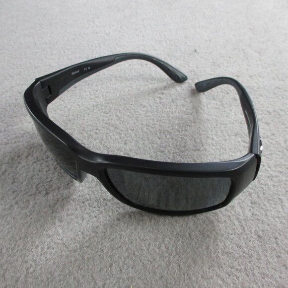 Costa Del Mar Fantail Sunglasses Black 6S9006 Rectangle Everyday Comfort Mens - Picture 2 of 6